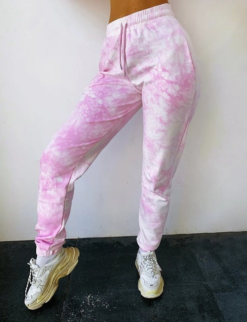 Women Casual Sport Pants Solid Running Jogger Pants Female Solid Tracksuit Elastic Waist Ladies Sweatpants Baggy Trousers