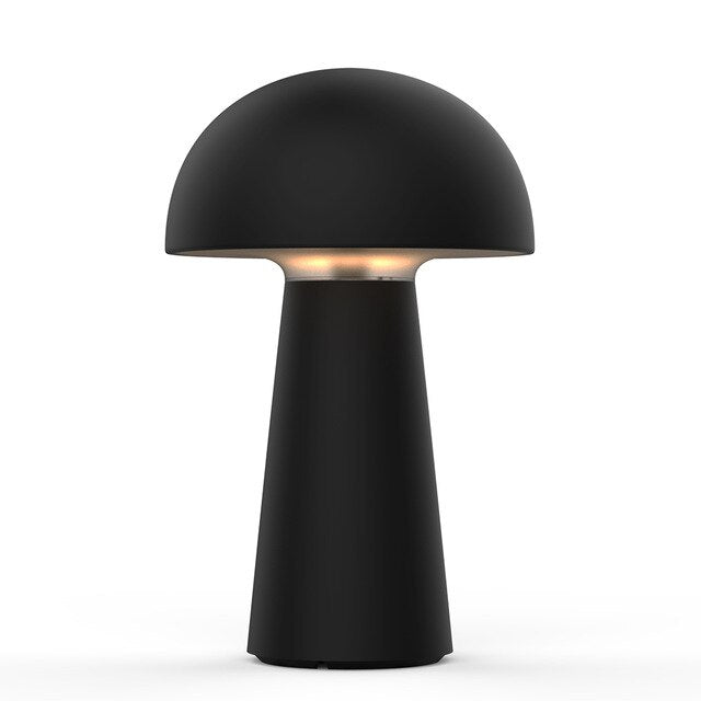 LED Table Lamp Creative Mushroom Night Light Outdoor Light With Touch Switch Bedside Lamp For Bedroom Home Illumination Decor
