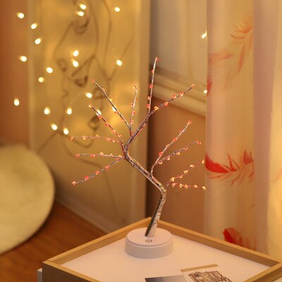 Creative tree lamp led pearl tree lamp touch screen lamp bedroom lamp bedside night light birthday gift