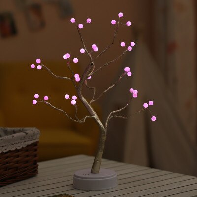 Creative tree lamp led pearl tree lamp touch screen lamp bedroom lamp bedside night light birthday gift