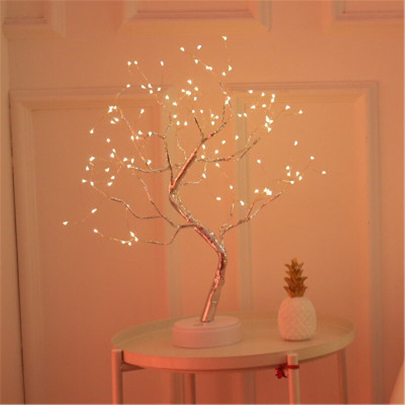 New Led Tree Lamp Pearl Tree Lamp Touch Screen Lamp Bedroom Lamp Bedside Night Light Birthday Gift Home Decor