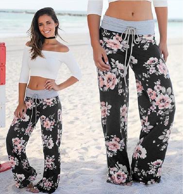 Large Plus Size Palazzo Joggers Women's Pants Female Sports Pants For Women Trousers Wide Leg Pant High Waist Sweatpants Baggy