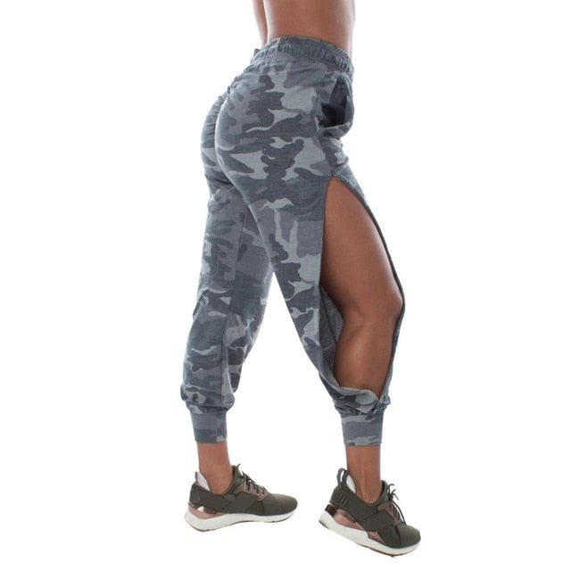 Women Casual Sport Pants Solid Running Jogger Pants Female Solid Tracksuit Elastic Waist Ladies Sweatpants Baggy Trousers