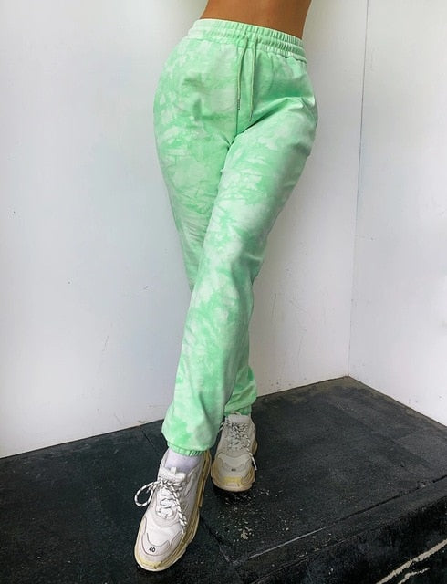 Women Casual Sport Pants Solid Running Jogger Pants Female Solid Tracksuit Elastic Waist Ladies Sweatpants Baggy Trousers