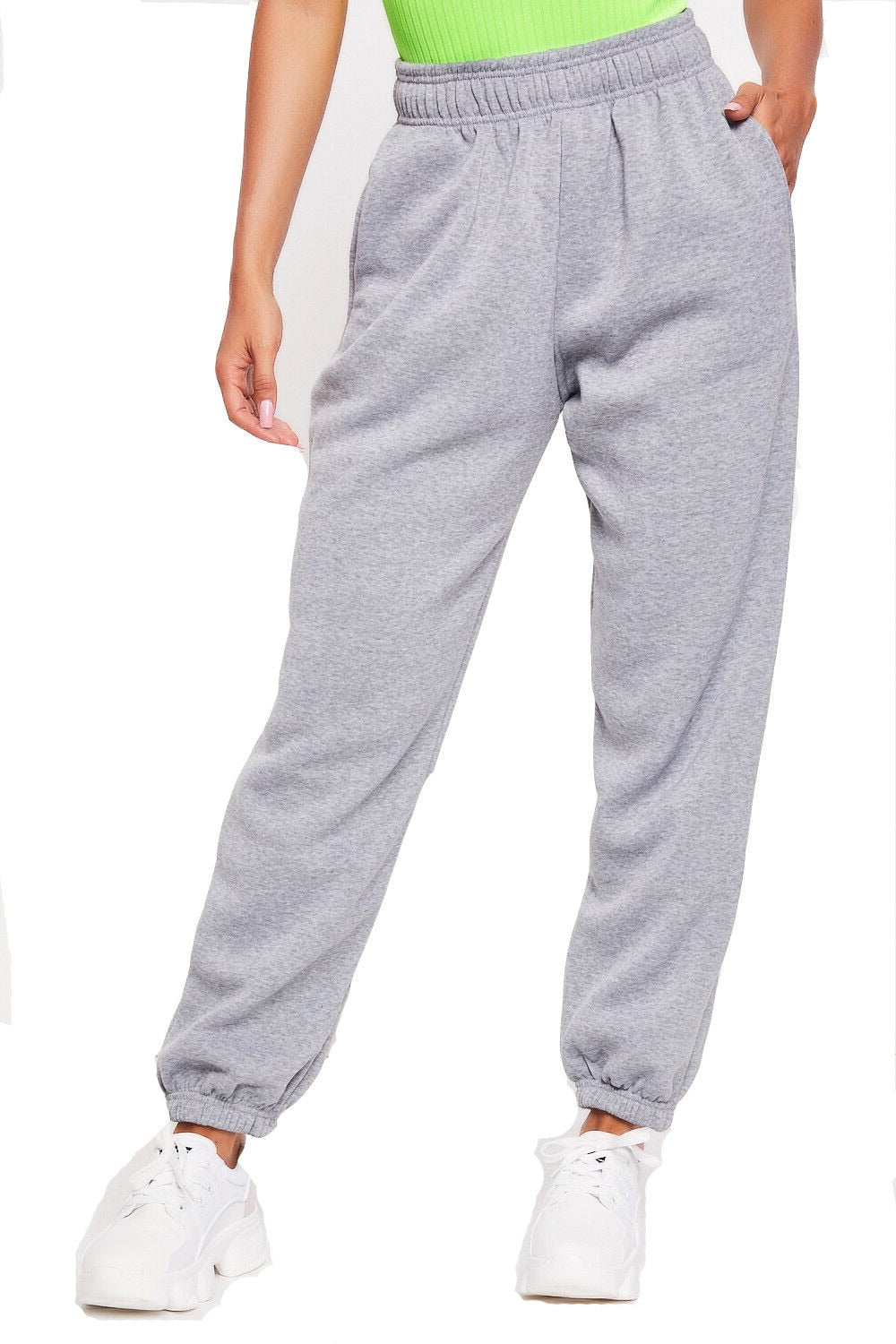 Women Casual Sport Pants Solid Running Jogger Pants Female Solid Tracksuit Elastic Waist Ladies Sweatpants Baggy Trousers