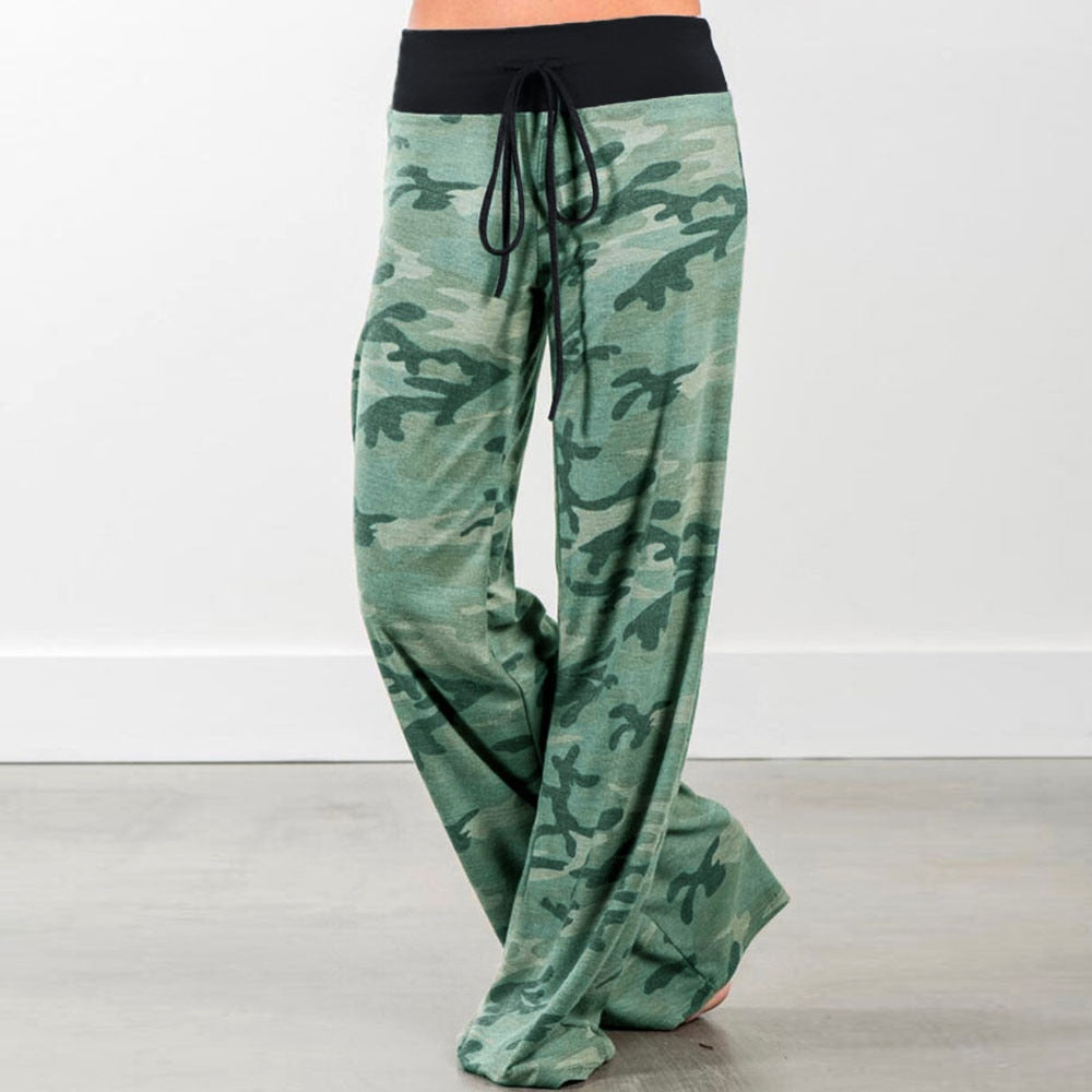 Large Plus Size Palazzo Joggers Women's Pants Female Sports Pants For Women Trousers Wide Leg Pant High Waist Sweatpants Baggy