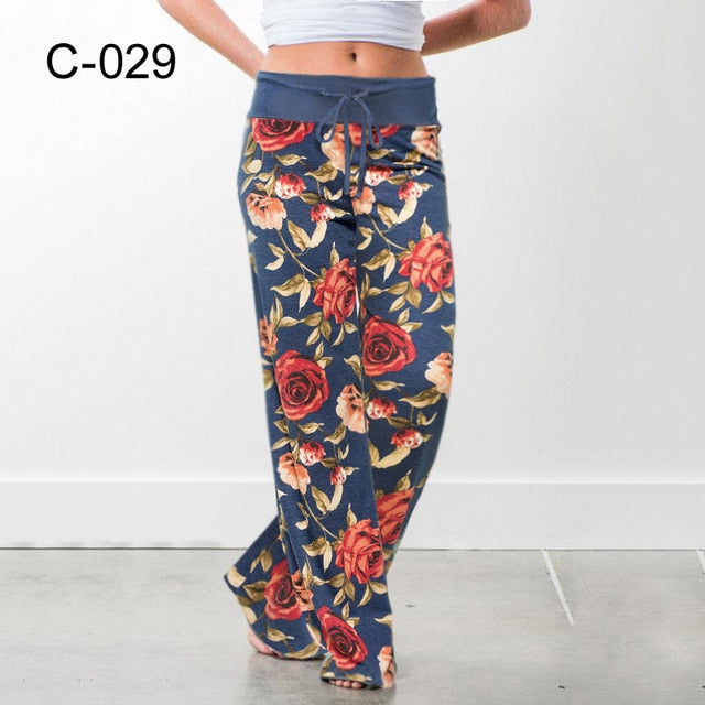 Large Plus Size Palazzo Joggers Women's Pants Female Sports Pants For Women Trousers Wide Leg Pant High Waist Sweatpants Baggy