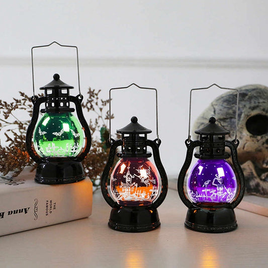 Halloween Retro Small Oil Lamp Halloween Decoration For Home 2020 Halloween Decoration Party Supply Horror Props Trick Or Treat