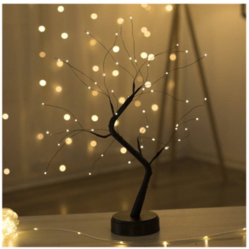 Creative tree lamp led pearl tree lamp touch screen lamp bedroom lamp bedside night light birthday gift