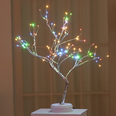 New Led Tree Lamp Pearl Tree Lamp Touch Screen Lamp Bedroom Lamp Bedside Night Light Birthday Gift Home Decor