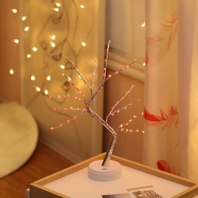 New Led Tree Lamp Pearl Tree Lamp Touch Screen Lamp Bedroom Lamp Bedside Night Light Birthday Gift Home Decor