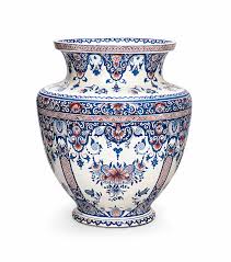 Multicolor White Hand Painted Mandala Design Ceramic Vase